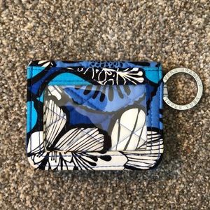 Vera Bradley Blue Floral Campus Double ID